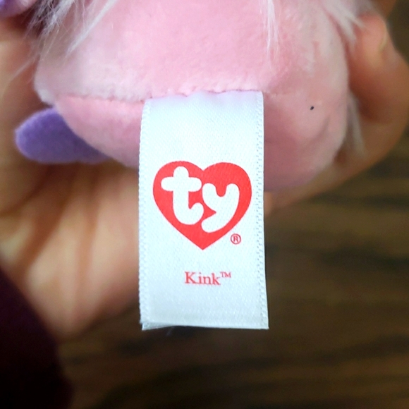 Frizzys ty Collection Pink Monster Kink Key Chain 2015 NWT Pink Girl Stuffie - Picture 8 of 17